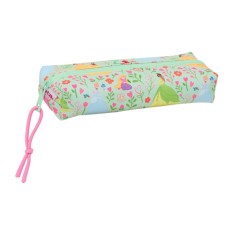 Estojo Escolar Rectangular c/ Elástico PRINCESAS Bloom Verde Menta | Ref. 248.812580015