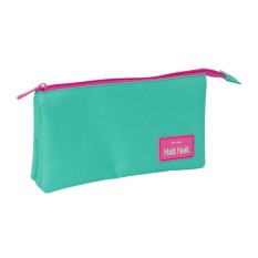 Estojo Escolar Triplo NAIT NAIT Verde Mint | Ref. 248.103821