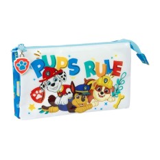 Estojo Escolar Triplo  PAW PATROL Pups Rule Azul | Ref. 248.812356744