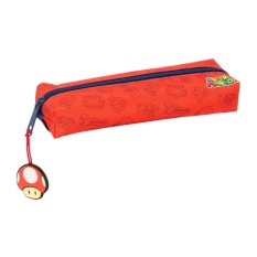 Estojo Rectangular c/ Elástico SUPER MARIO Trick Azul/Vermelho | Ref. 248.812508015
