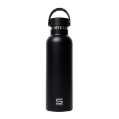 Garrafa Térmica Aço Inox 600ml SAFTA Preta | Ref. 248.972698