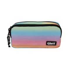 GHUTS Estojo Escolar Duplo GH128 P09 Plain Rainbow 1282509 | Ref. 294.2512809