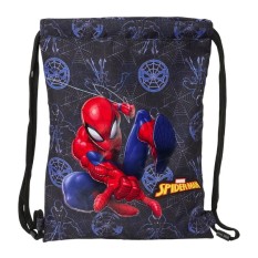 Saco/Mochila Júnior 34Cm SPIDE-RMAN Attack Preto | Ref. 248.612543855