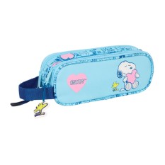 Estojo Escolar Duplo SNOOPY Love Azul | Ref. 248.812539513