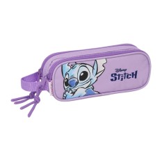 Estojo Escolar Duplo STITCH Sweet Lilás | Ref. 248.812417513