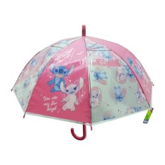 Guarda-Chuva Automático 48.5cm STITCH Rosa | Ref. 248.DISLIS5250C36