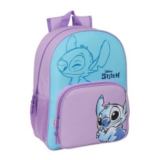 Mochila Escolar Adap. 42Cm STITCH Sweet Lilás | Ref. 248.612417180