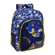 Mochila Infantil Adap. 34Cm SONIC City Azul Marinho | Ref. 248.642595185