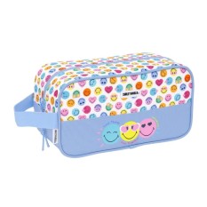 Porta-Sapatilhas Médio Reciclado SMILEY WORLD Joyful Azul | Ref. 248.812481682