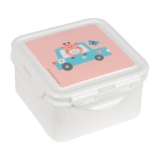 Caixa para Lanche Pré-Escolar SAFTA “Jirafa” Rosa | Ref. 248.342492916