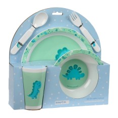 Conjunto Infantil 5 Peças Pré-Escolar SAFTA “Dino” Verde | Ref. 248.342490933