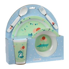 Conjunto Infantil 5 Peças Pré-Escolar SAFTA “Fiesta” Verde | Ref. 248.342494933