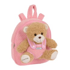 Mochila Pré-Escolar 27Cm com Osito Peluche SAFTA Rosa | Ref. 248.622336231