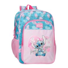 Mochila Escolar 40Cm STITCH Heart Rosa | Ref. 186.4982342