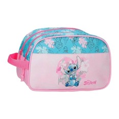 Necessaire Duplo Compartimento STITCH Heart Rosa | Ref. 186.4984542