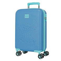 Mala de Cabine / Trolley 55cm 4R STITCH Traveling With Stitch Azulão | Ref. 186.5448522