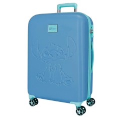 Mala Viagem / Trolley Médio 65cm 4R STITCH Traveling With Stitch Azulão | Ref. 186.5449222
