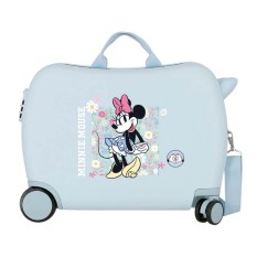 Mala de Viagem Infantil ABS 50cm 4R MINNIE Happy Azul | Ref. 186.4929841