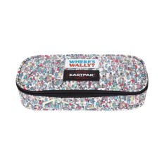 Estojo Escolar EASTPAK Oval Single Wally Pattern White | Ref. 267.7175E1