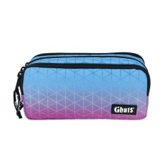 GHUTS Estojo Escolar 3 Comp. GH240 P17 Pinkblue 2402517 | Ref. 294.2524017