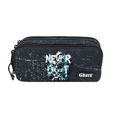 GHUTS Estojo Escolar 3 Comp. GH240 P24 Never Quit 2402524 | Ref. 294.2524024