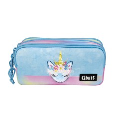 GHUTS Estojo Escolar 3 Comp. GH243 P02 Miss Unicorn 2432502 | Ref. 294.2524302