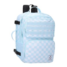 Mochila Escolar/Cabine 40x28x20 cm Vueling/Wizz ENSO Fleur Squares | Ref. 186.9872622