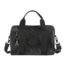Mala de Mão com Tiracolo KIPLING Bina M Jet Black Glam | Ref. 187.40KI46703RC