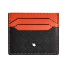 Porta-Cartões 6CC MONTBLANC Extreme 3.0 Preto/Caiena | Ref. 238.199419
