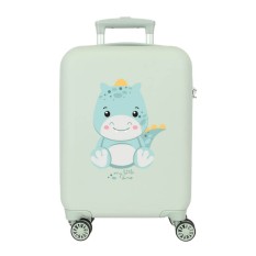 Mala de Cabine 50cm 4R ROLL ROAD Happy Pets my Litte Dino Menta | Ref. 186.4991343