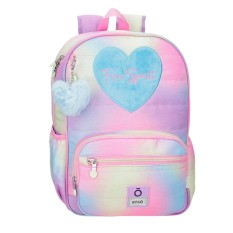 Mochila Escolar 38cm Adap. ENSO Free Spirit Rosa | Ref. 186.98324D1