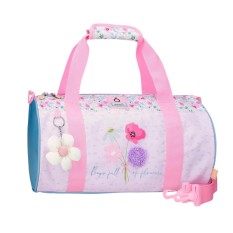 Saco de Viagem 41cm ENSO Full of Flowers Lilás | Ref. 186.9773021