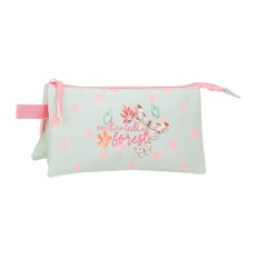 Estojo Escolar Triplo MOVOM Enchanted Florest Menta | Ref. 186.3744321
