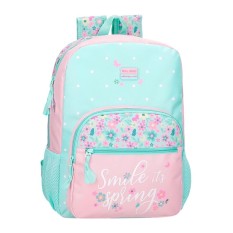 Mochila Escolar 38Cm ROLL ROAD Spring Dream Turquesa | Ref. 186.4092343