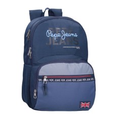 Mochila Escolar Adap. 46Cm 2C PEPE JEANS Seldon Azul Marinho | Ref. 186.69625D1