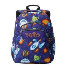 Mochila Escolar Acuareles TOTTO 8FK Roxo | Ref. 330.MA04ECO02116N8FK