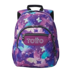 Mochila Escolar Gommas Glitter TOTTO 5Q6 Roxo | Ref. 330.MA04ECO01811J5Q6