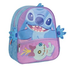 Mochila Infantil Escolar 30cm STITCH 2100005885 Azul Ganga | Ref. 299.2100005885