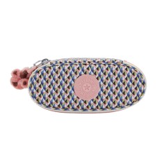 Estojo Escolar Oval KIPLING Duobox Girly Geo | Ref. 187.40KI6231Z84
