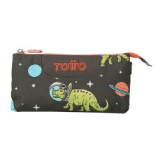 Estojo Escolar Triplo Tablero TOTTO 1WE Cinza | Ref. 330.AC52ECO01216Z1WE
