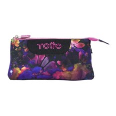Estojo Escolar Triplo TOTTO Tablero 5Q5 Multicolor | Ref. 330.AC52ECO01216Z5Q5