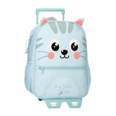 Mochila Adap. 33cm c/ Carro ROLL ROAD Happy Pets My Little Cat | Ref. 186.49922T2