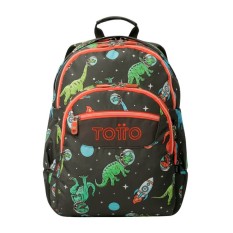Mochila Escolar Rayol TOTTO 1WE Cinza | Ref. 330.MA04ECO00216N1WE