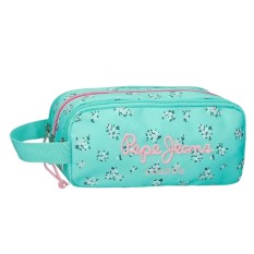 Estojo Escolar 3C. PEPE JEANS Nora Turquesa | Ref. 186.6044742