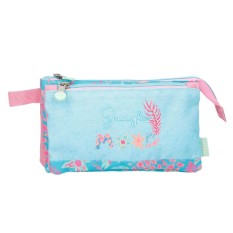 Estojo Escolar Triplo ENSO Jungle Mood Azul | Ref. 186.9814321