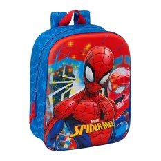 Mochila Infantil 27Cm 3D SPIDER-MAN Azul | Ref. 248.622465011