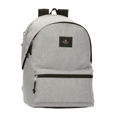 Mochila para Portátil 2C PEPE JEANS Aris Evergreen Cinza | Ref. 186.63324H1