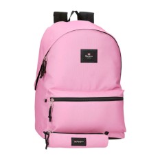 Mochila para Portátil + Estojo PEPE JEANS Aris Colorful Rosa | Ref. 186.63292C9