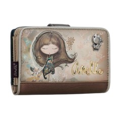 ANEKKE Carteira Média RFID Real Taupe | Ref. 280.41709-902