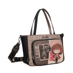 ANEKKE Mala de Mão Alças Curtas Mademoiselle Preta | Ref. 280.41801-065